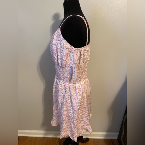 Altar’d State Smocked Pink Floral Dress - Picture 2 of 6